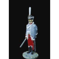 Наполеонівські війни №38 | Eaglemoss 1:32 | Флейтист єгерської роти полку легкої піхоти в парадній формі, 1815