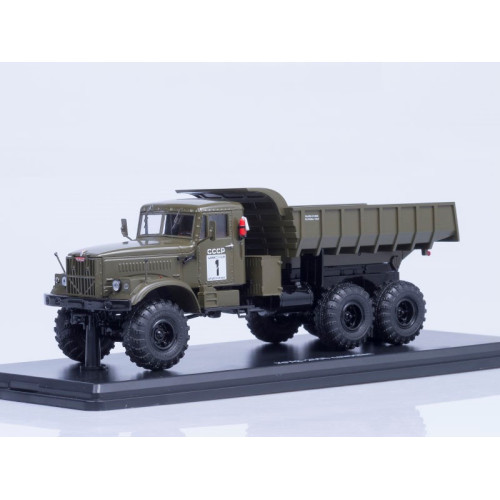 Модель Вантажівки КрАЗ-255Б 6х6 Самоскид, хакі | SSM