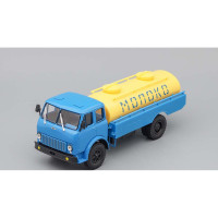 Модель Вантажівка Молоковоз АЦПТ-5,6 (МАЗ-500) блакитний/жовтий | Наш Автопром
