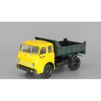 Модель Вантажівка МАЗ-503Б Самоскид 1963 р. (жовтий/зелений) | Наш Автопром