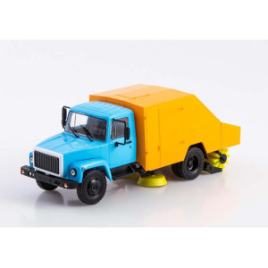 Легендарные грузовики №101 Подметально-уборочная машина ПУМ-1 (ГАЗ-3307) | Modimio