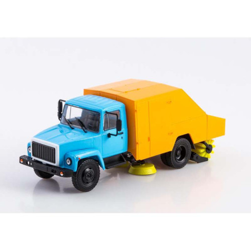 Легендарные грузовики №101 Подметально-уборочная машина ПУМ-1 (ГАЗ-3307) | Modimio