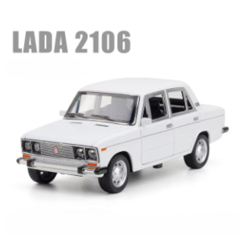 Модель LADA 2106 інерційна в масштабі 1:24 (біла)