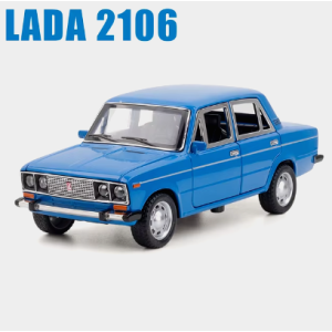 Модель LADA 2106 інерційна в масштабі 1:24 (синя)