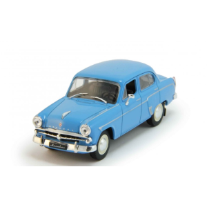 Автолегенди №1 Москвич-407 1958-1963 років. яскраво-синій | Колекційна модель 1:43 | DeAgostini