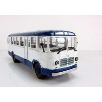 Модель Автобус ЛіАЗ 158 1956 білий із синім | ClassicBus
