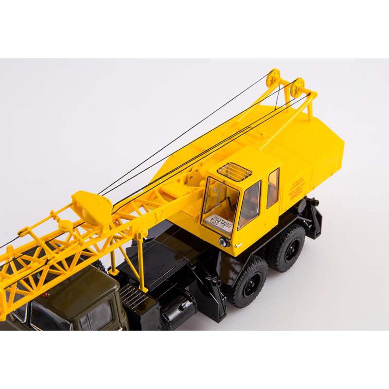 Купити Модель Автокран КС-4561 (КРАЗ-250) (хакі/жовтий) | SSM за