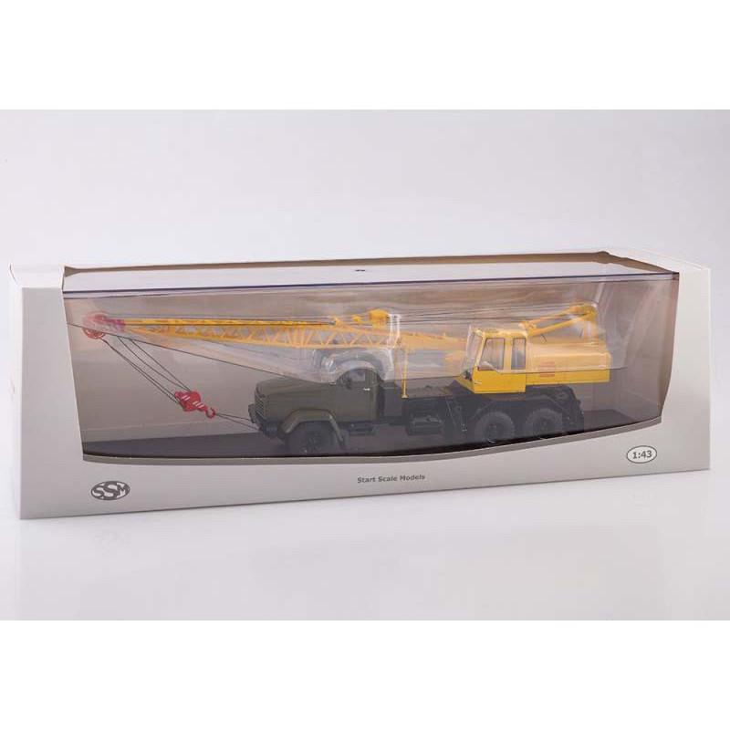Купити Модель Автокран КС-4561 (КРАЗ-250) (хакі/жовтий) | SSM за
