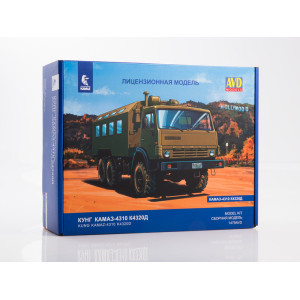 Вантажівка К4320Д кунг (КАМАЗ-4310) | Модель збірна 1:43 | AVD Models