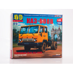 Сідельний тягач КАЗ-608В | Модель збірна 1:43 | AVD Models