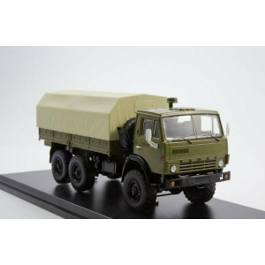 Модель Камаз-4310 бортовий з тентом/хакі | SSM