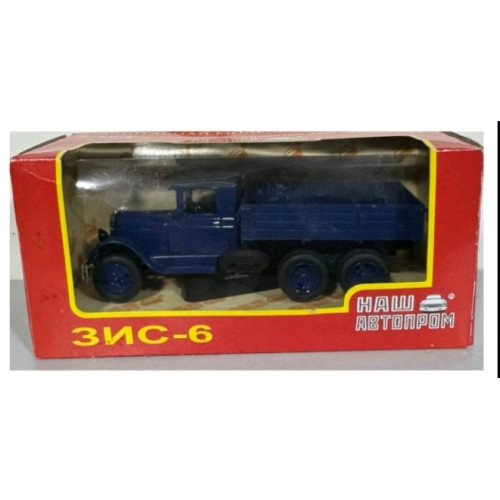 Модель Вантажівка ЗІС-6 бортовий (синій) | Наш Автопром Синій