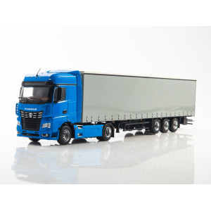 Модель Вантажівка КАМАЗ-54901 Сідельний тягач із напівпричепом НЕФАЗ-93341 | ПАТ KAMAZ Білий