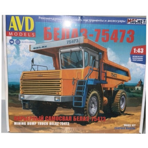 Вантажівка БЕЛАЗ-75473 кар'єрний самоскид | Модель збірна 1:43 | AVD Models
