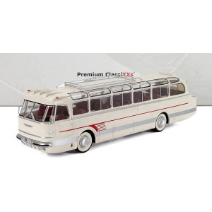 Модель автобуса Ікарус 55-53 1953 р.в. (біло-темно-червоний) | Premium ClassiXXs