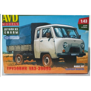 Збірна модель УАЗ-39095 в масштабі 1:43 | AVD Models