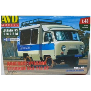 Збірна модель УАЗ-Т12.02 в масштабі 1:43 | AVD Models