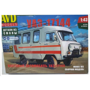 Збірна модель УАЗ-17144 в масштабі 1:43 | AVD Models