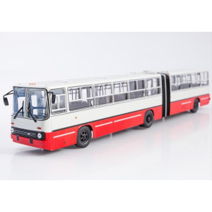 Модель автобуса Ікарус-280.64 зчленований угорський (червоно-білий) планетарні двері | Автоісторія