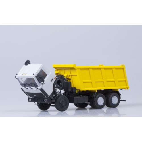 Модель самоскида МАЗ-5516 (жовтогарячий) 1994 року | Автоісторія