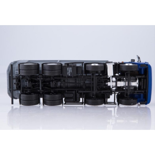 Модель вантажівки Самоскид МАЗ-6516 (синьо-сірий) 8×4 | Автоісторія