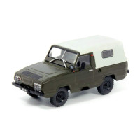 Автолегенди №144 УАЗ-3907 "Ягуар" хакі | Колекційна модель 1:43 | DeAgostini