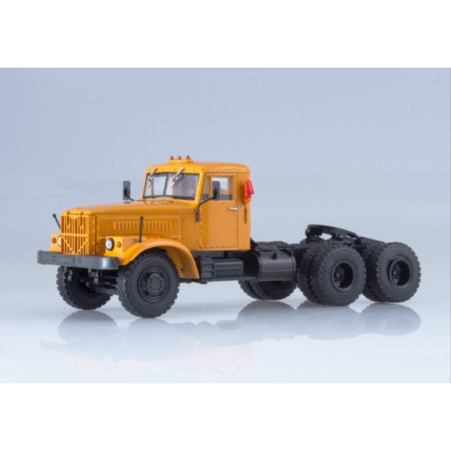 Модель вантажівки КрАЗ-258Б Сідельний тягач 1969-1977 (жовтий) | Наш Автопром