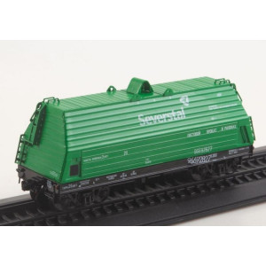 Наші Потяги модель 13-9906 вагон-платформа (Спецвипуск) сталевоз | Масштаб 1:87 | MODIMIO