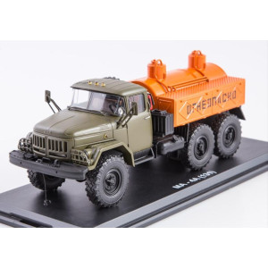 Модель вантажівки МА-4А (ЗІЛ-131) Нафтоцистерна хакі/помаранчевий | ModelPro