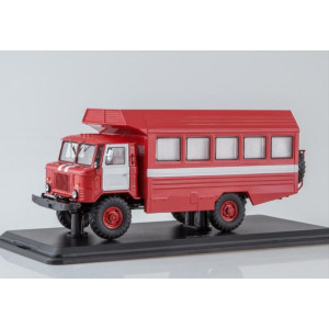 Модель вантажівки КСП-2001 (ГАЗ-66) пожежний (червоний) | SSM