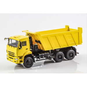 Модель вантажівки КАМАЗ-6522 Самоскид (жовтий) | SSM