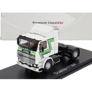 Модель вантажівки Scania 113M тягач 1987 (білий - з оздобленням) | Premium ClassiXXs