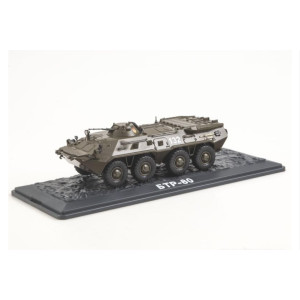 Модель Наші Танки №26 БТР-80 колісна бойова машина піхоти 8x8 | Масштаб 1:43 | MODIMIO