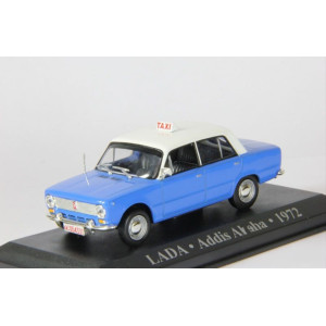 Модель автомобіля ВАЗ-2101 LADA 1200 1980 року (Taxi Addis Ababa) блакитний1:43 | IXO Models