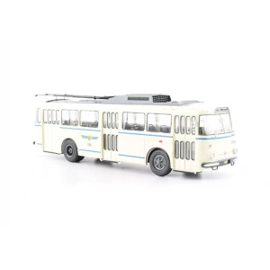 Колекційна модель тролейбуса Skoda 9TR Leipzig (1/43) персональний шопер (білий) | Premium ClassiXXs