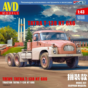 Збірна модель вантажівки TATRA T-138 NT сідельний тягач 6x6 (Масштаб 1:43) | AVD Models