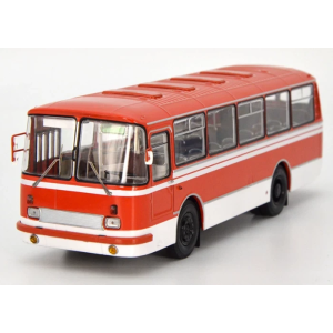 Колекційна модель автобуса ЛАЗ-695Н (червоний з білим) | DEMPRICE