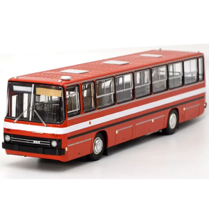 Колекційна модель автобуса Ікарус-263.00 планетарні двері (червоний з білим) | DEMPRICE