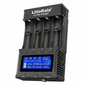 Lii-700 інтелектуальний зарядний пристрій для Li-ion, Ni-Mh, Ni-Cd, LiFePo4 акумуляторів | LiitoKala