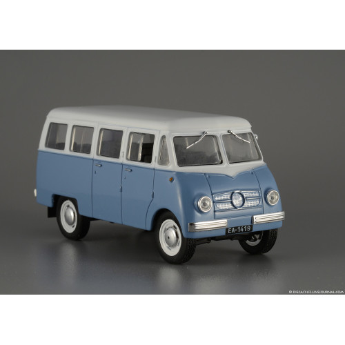 Автолегенди №159 NYSA N59 (Польща) білий з голубим | Колекційна модель 1:43 | DeAgostini