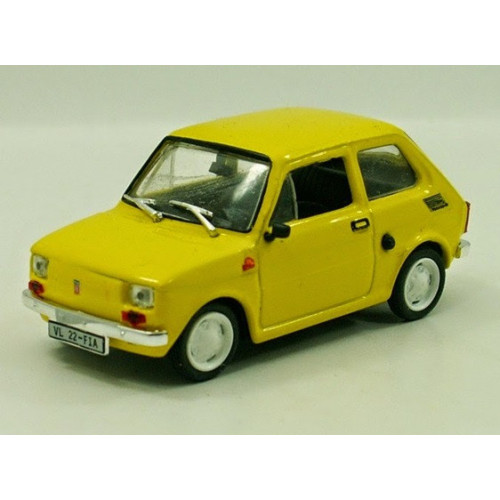 Автолегенди №169 FIAT 126P (Польща) жовтий | Колекційна модель 1:43 | DeAgostini