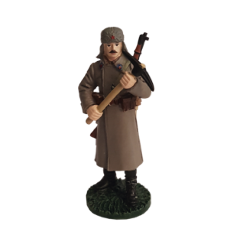 Солдати Великої Вітчизняної Війни (Eaglemoss) №126 Боєць залізничного батальйону, в масштабі 1:32