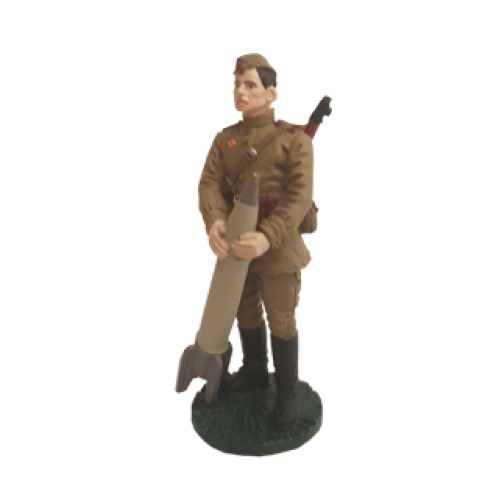 Солдати Великої Вітчизняної Війни (Eaglemoss) №131 Боєць розрахунку 1:32