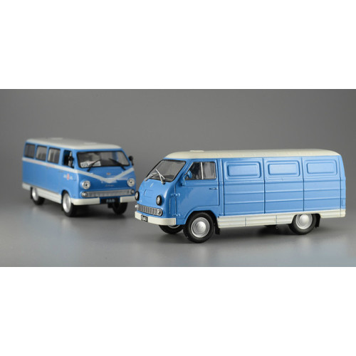 Автолегенди №102 ЕрАЗ-762Б синій з білим | Колекційна модель 1:43 | DeAgostini