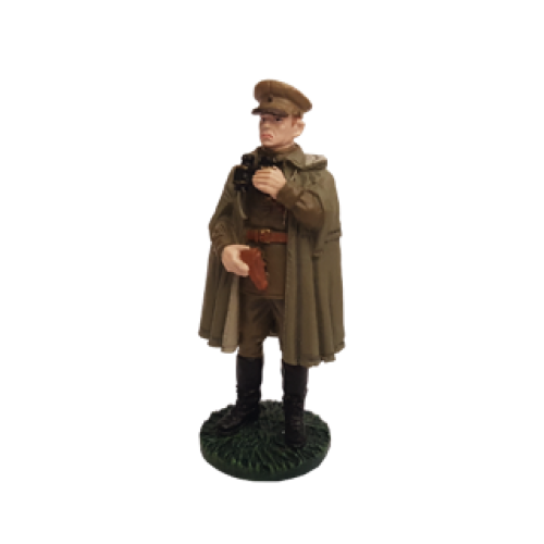 Солдати Великої Вітчизняної Війни (Eaglemoss) №130 Офіцер стрілецьких частин у плащ-наметі в масштабі 1:32