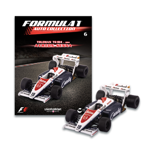 Formula 1 Auto Collection №6 - Toleman TG184 - Айртон Сенна (1984) | Колекційна модель 1:43 | Centauria