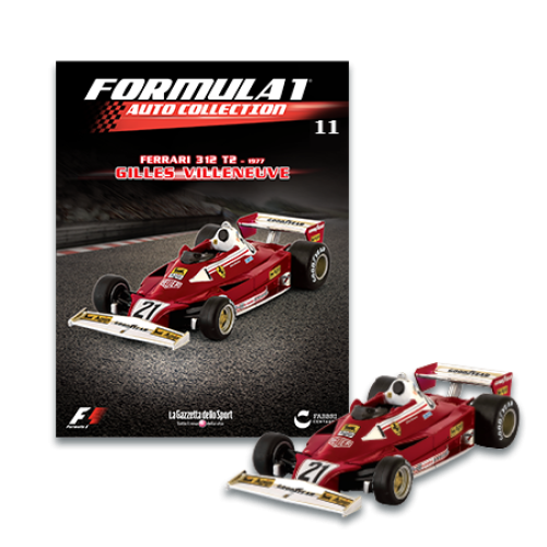Колекційна Модель Formula 1 (Формула 1) Centauria (1:43) №11 Ferrari 312 T2 Жиль Вільньов 1977