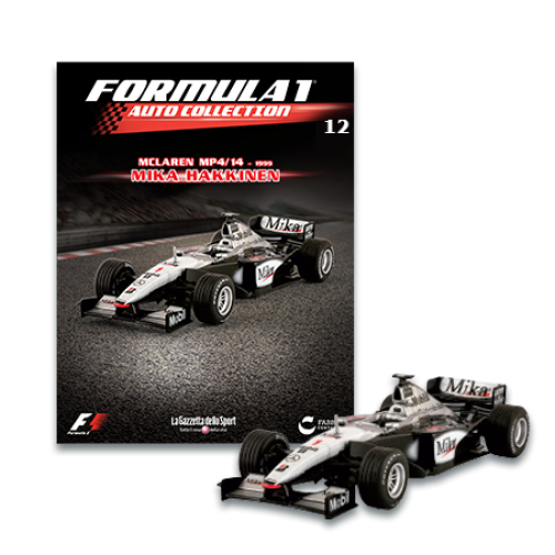 Колекційна Модель Formula 1 (Формула 1) Centauria (1:43) №12 McLaren MP4/14 Міка Хаккінен 1999