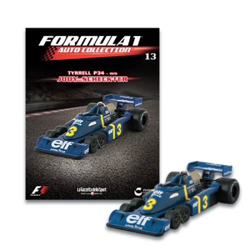 Колекційна Модель Formula 1 (Формула 1) Centauria (1:43) №13 Tyrrell P34 Джоді Шектер 1976