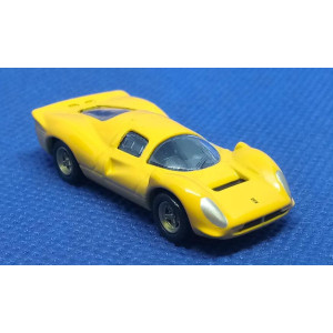 Модель Ferrari micro cars 330 P4 в масштабі 1:100 (жовтий)